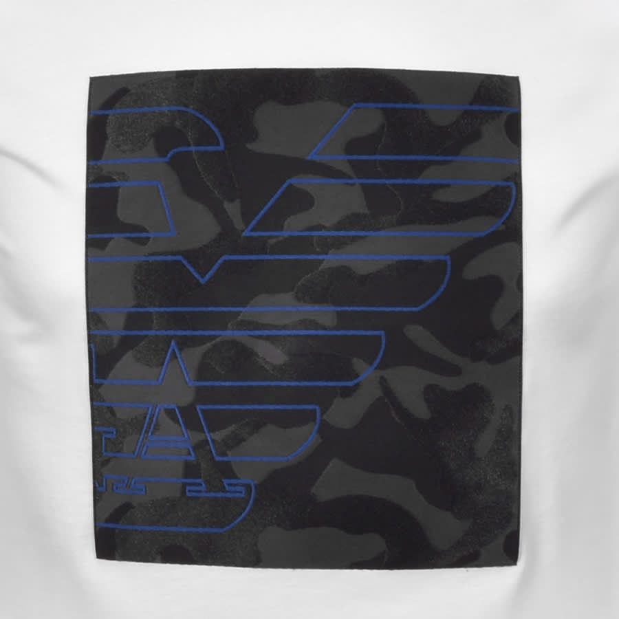 Alternative Image for ProductEmporio Armani Crew Neck Logo T Shirt White3